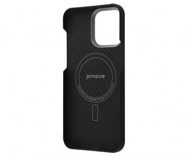 Чохол Proove Carbon Slim with Magnetic Ring iPhone 15 Pro Black